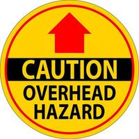 Vorsicht Zeichen Overhead Gefahr vektor