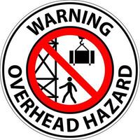 Warnung Zeichen Overhead Gefahr vektor