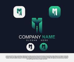 Vektor korporativ kreativ minimalistisch Geschäft Logo Design