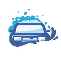 Auto waschen Automobil Reinigung Logo Konzept Design vektor