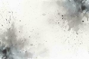 Aquarell abstrakt Spritzen, sprühen. Farbe Gemälde Vektor Textur. schwarz grau Hintergrund.