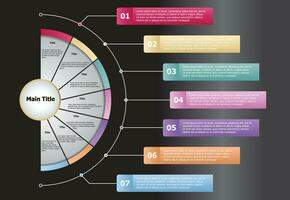 modern Infografik Vorlage Design Vektor zum Netz Design, ui Apps, Geschäft Präsentation, Arbeitsablauf Layout, Diagramm, jährlich Bericht.