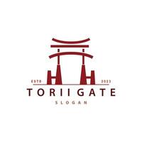 toriien Port logotyp design vektor minimalistisk illustration mall