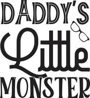 Papas kleines Monster vektor