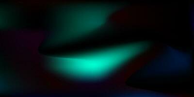 Nord Beleuchtung, ein hell glühen auf ein schwarz Hintergrund. abstrakt Vektor Hintergrund Design. Blau, Grün