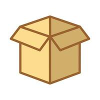 öffnen Box Paket Symbol Symbol Vektor Design Illustration