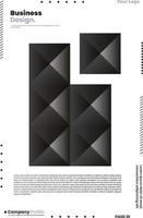 Cover-Design-Vorlage mit abstrakten Linien gesetzt vektor