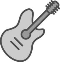 Gitarren-Vektor-Icon-Design vektor