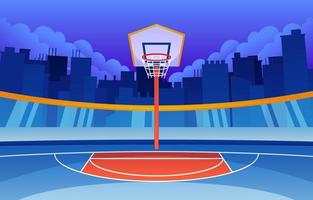 Stadion-Basketball-Hintergrund vektor