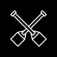 Ruder Vektor Symbol Design