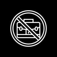 Nein Tasche Vektor Symbol Design