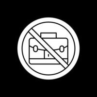 Nein Tasche Vektor Symbol Design