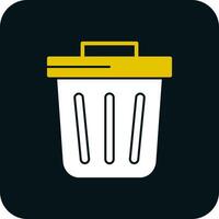 Trash-Vektor-Icon-Design vektor