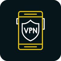 VPN-Vektor-Icon-Design vektor