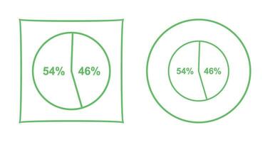 Vektorsymbol für Kandidatenstatistiken vektor