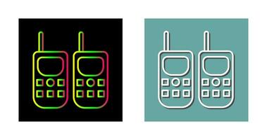 Walkie-Talkie-Vektorsymbol vektor