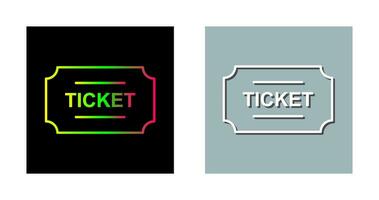 Ticket-Vektor-Symbol vektor