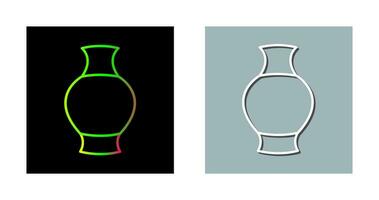 Vektorsymbol für antikes Glas vektor