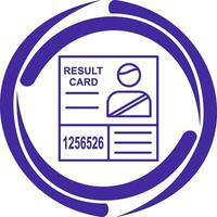 Vektorsymbol für Kandidatenergebnisse vektor
