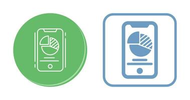 cirkeldiagram vektor ikon