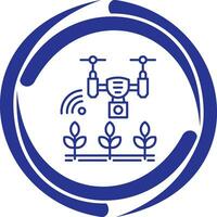 Smart-Farm-Vektor-Symbol vektor