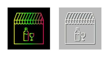 einzigartiges Café- und Bar-Vektorsymbol vektor