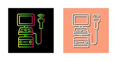 Vektorsymbol für Ultraschallgerät vektor