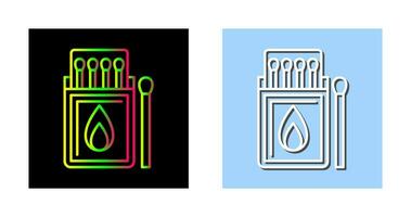 Streichholzschachtel-Vektorsymbol vektor