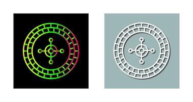 Roulette-Vektor-Symbol vektor