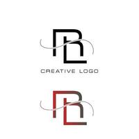 rl Initiale Brief Logo vektor