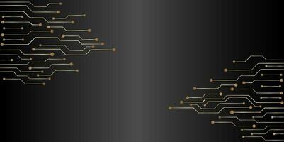 datorchip elektroniska kretskort vektor för teknik och finans koncept och utbildning för framtiden