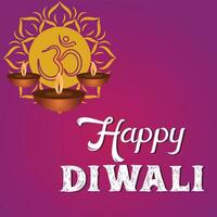 glücklich Diwali Festival Hintergrund Design zum Banner, Poster, Flyer, Webseite Bannerdruck vektor