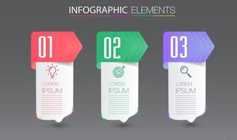 modern text rutmall, infographics banner vektor