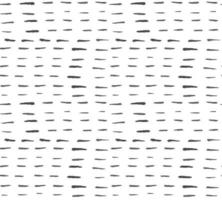 abstraktes minimalistisches nahtloses Muster mit handgezeichneten Grunge-Tintenlinien vektor