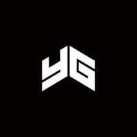 yg logotyp monogram modern designmall vektor