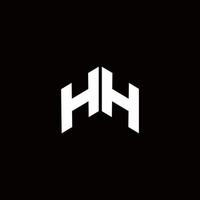 hh logo monogram modern designmall vektor