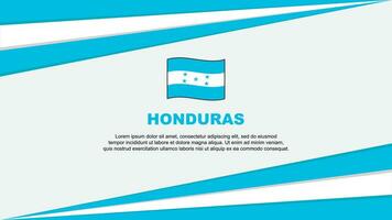 Honduras Flagge abstrakt Hintergrund Design Vorlage. Honduras Unabhängigkeit Tag Banner Karikatur Vektor Illustration. Honduras Design