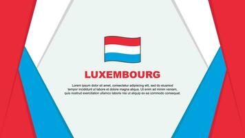 luxemburg flagga abstrakt bakgrund design mall. luxemburg oberoende dag baner tecknad serie vektor illustration. luxemburg bakgrund