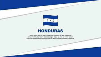 Honduras Flagge abstrakt Hintergrund Design Vorlage. Honduras Unabhängigkeit Tag Banner Karikatur Vektor Illustration. Design