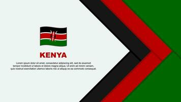 kenya flagga abstrakt bakgrund design mall. kenya oberoende dag baner tecknad serie vektor illustration. kenya tecknad serie