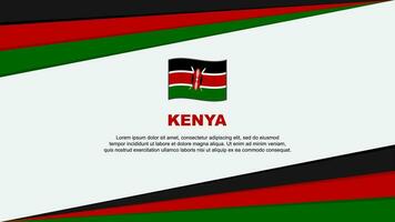 kenya flagga abstrakt bakgrund design mall. kenya oberoende dag baner tecknad serie vektor illustration. kenya design