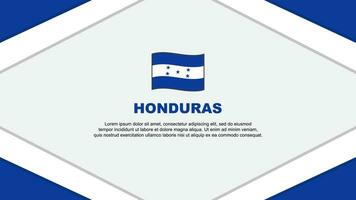Honduras Flagge abstrakt Hintergrund Design Vorlage. Honduras Unabhängigkeit Tag Banner Karikatur Vektor Illustration. Vorlage