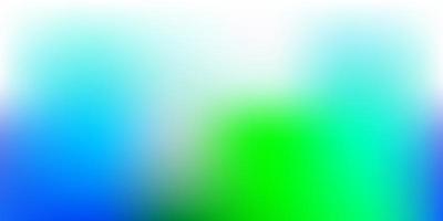 ljusblå, grön vektor suddig mall.