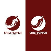 varm chili logotyp mall vektor illustration