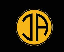 akranes klubb logotyp symbol island liga fotboll abstrakt design vektor illustration med svart bakgrund