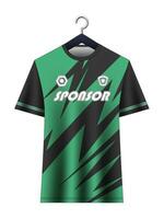 fotboll jersey attrapp för fotboll klubb. vektor sublimering sporter kläder design. enhetlig främre se mallar fotboll jersey. jersey design idéer.