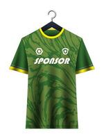 fotboll jersey attrapp för fotboll klubb. vektor sublimering sporter kläder design. enhetlig främre se mallar fotboll jersey.