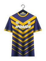 fotboll jersey attrapp för fotboll klubb. vektor sublimering sporter kläder design. enhetlig främre se mallar fotboll jersey. jersey design idéer.