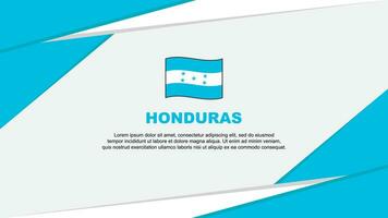 Honduras Flagge abstrakt Hintergrund Design Vorlage. Honduras Unabhängigkeit Tag Banner Karikatur Vektor Illustration. Honduras