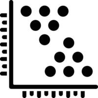 Cluster Analyse Vektor Symbol